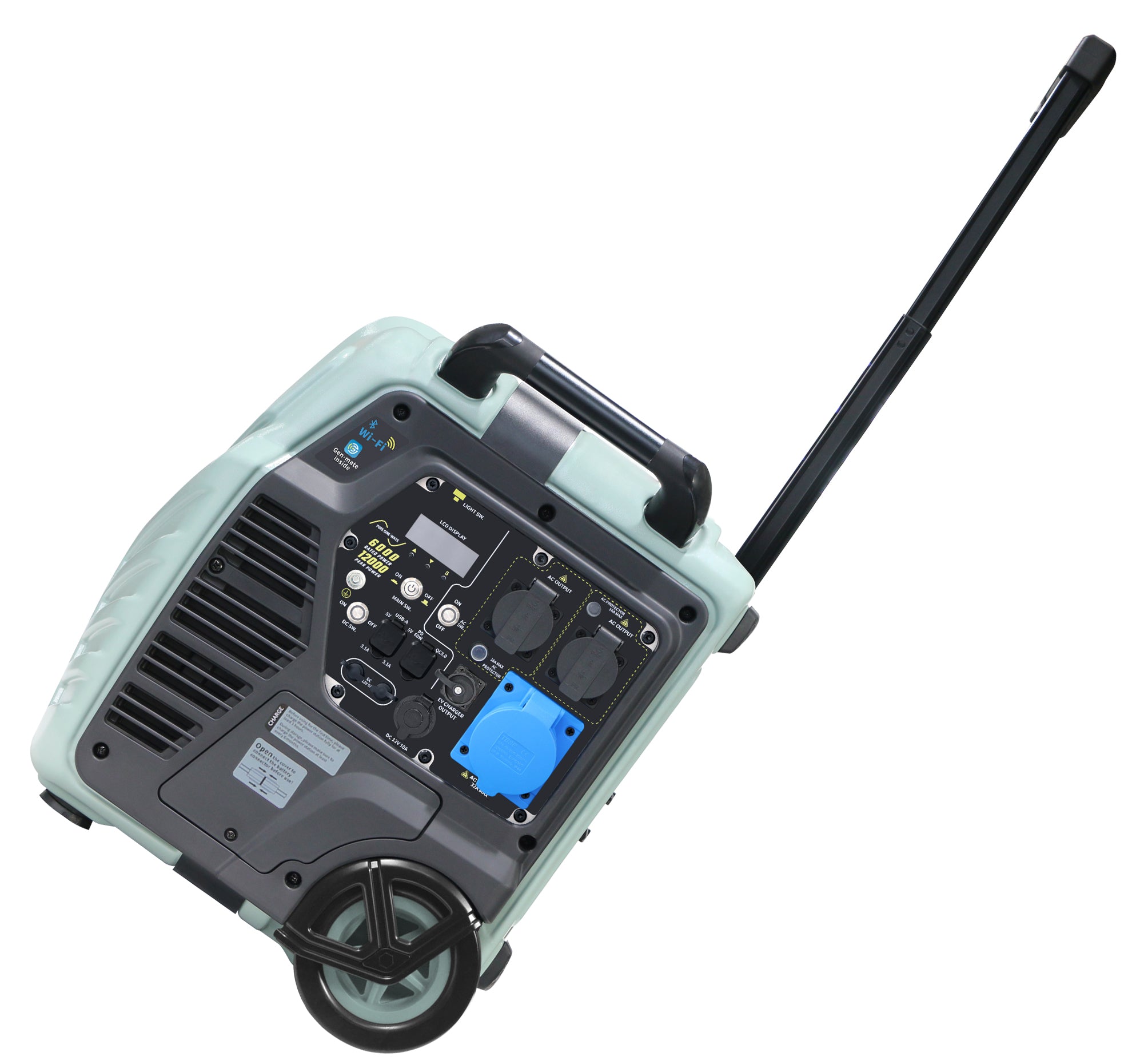 FYVT-DPIL5000FS Portable Solar Power Station – 5376 Wh LiFePO4 Battery, Pure Sine-Wave Inverter, MPPT Controller, RV & Home Backup, Camping & Portable Power Generator